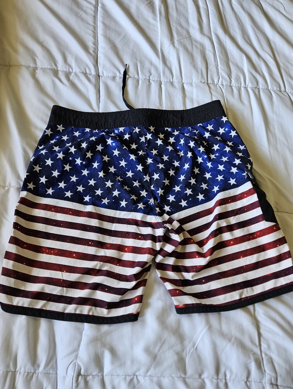 Vans Off The Wall Mixed Scallop Americana Galaxy Board Shorts Men's - Size 34 - Picture 10 of 10